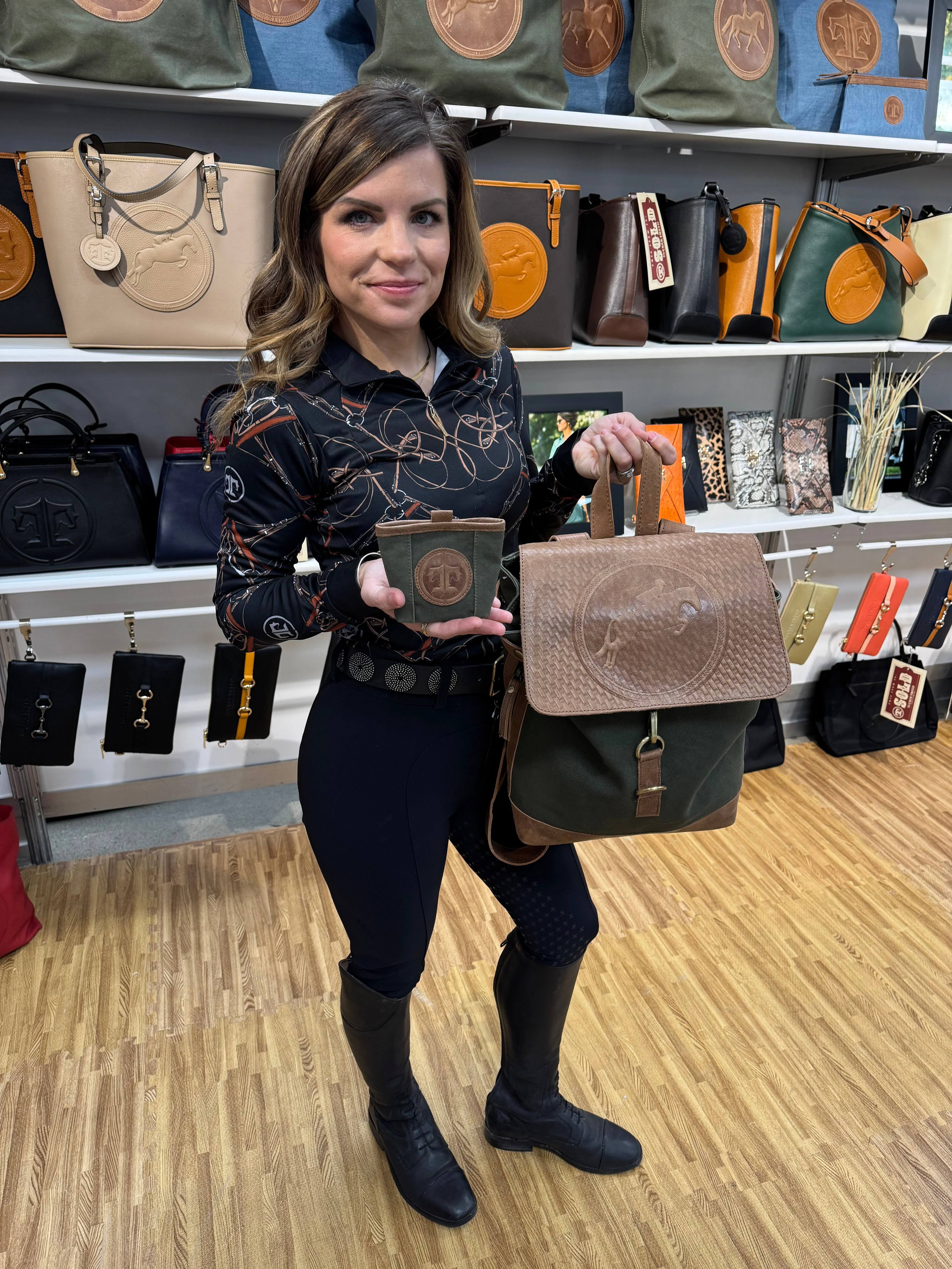 Tucker Tweed Equestrian Barn Backpack - Image 22