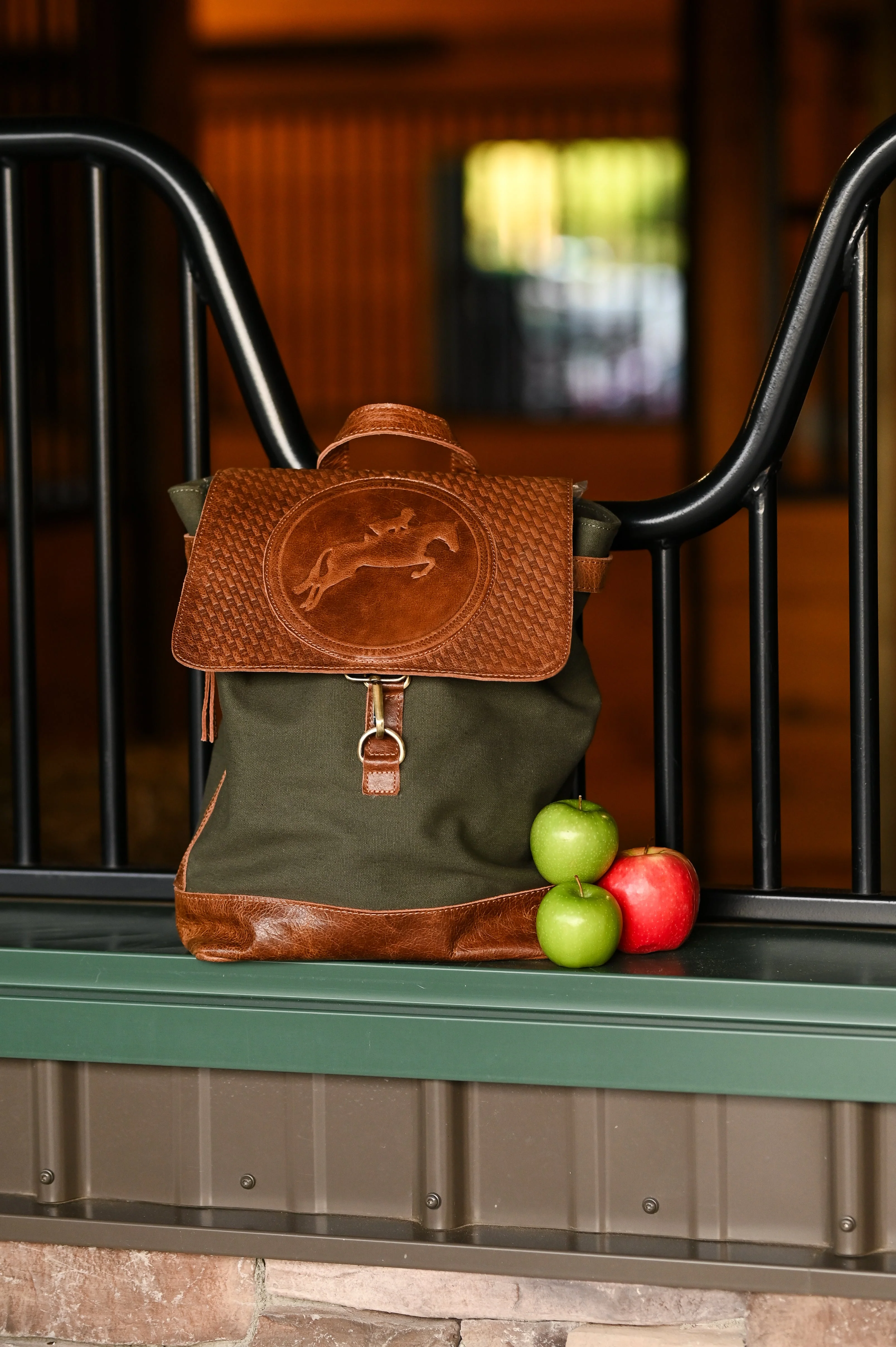 Tucker Tweed Equestrian Barn Backpack - Image 5