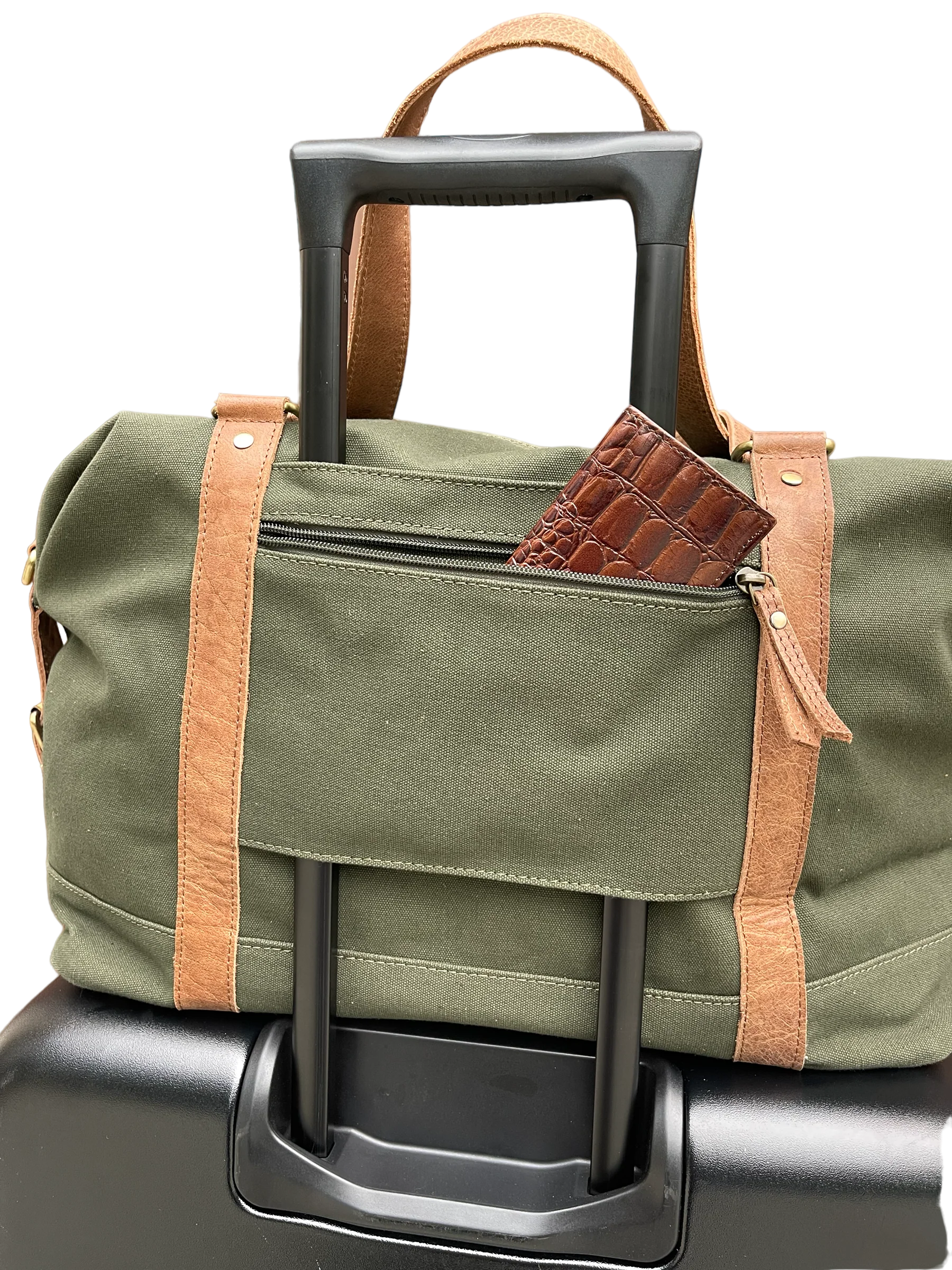 Tucker Tweed Equestrian Barn Duffle - Image 15