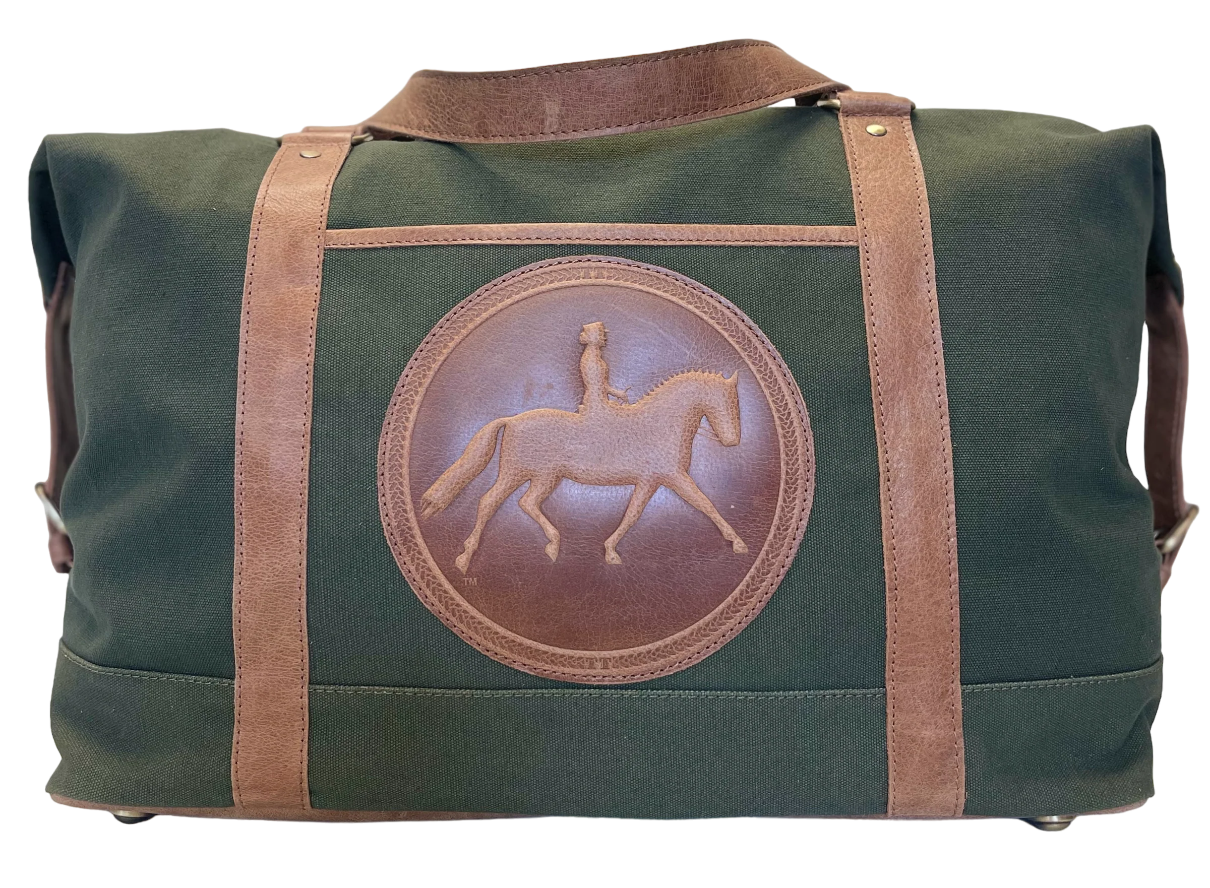 Tucker Tweed Equestrian Barn Duffle - Image 5