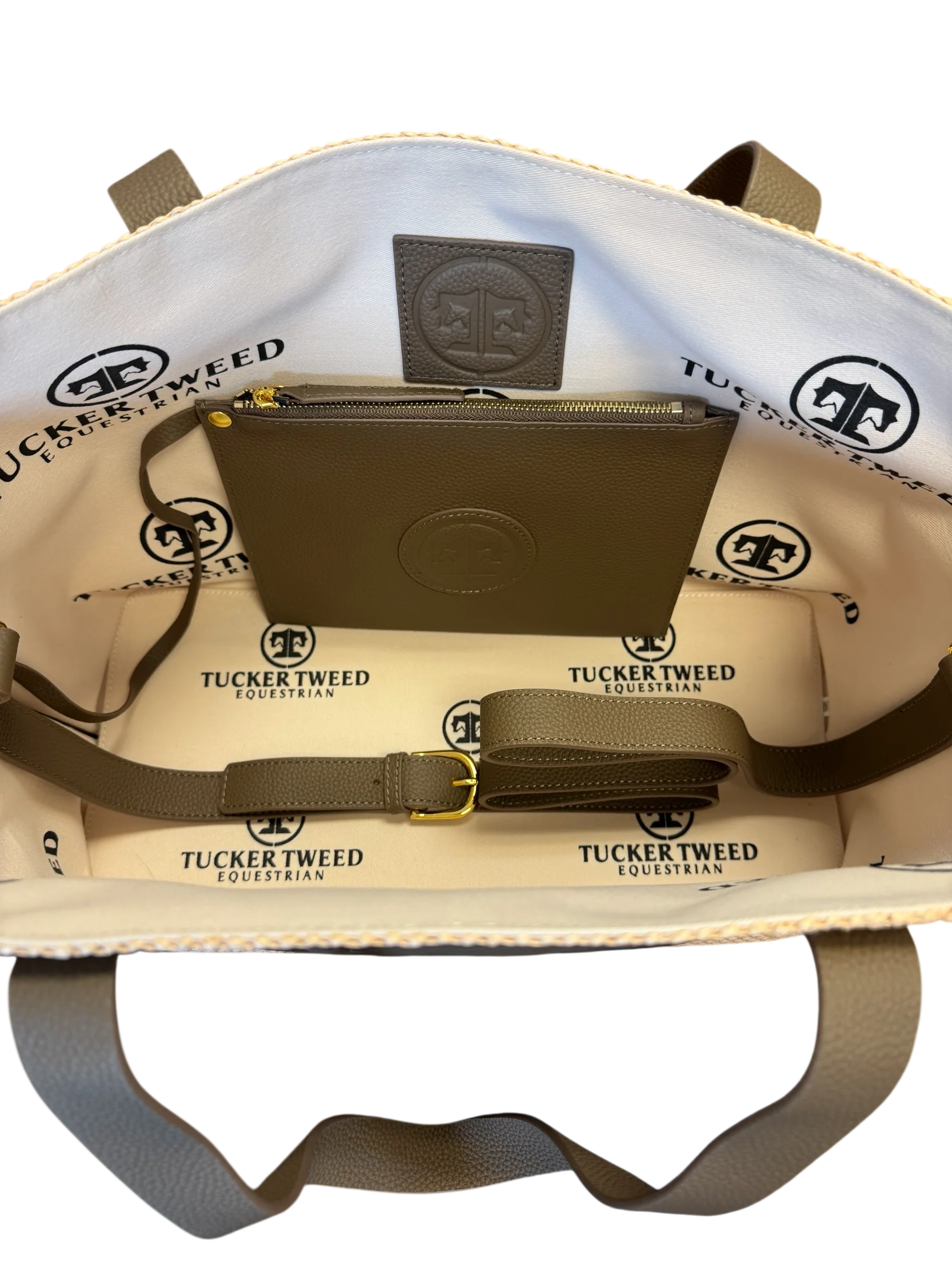 Tucker Tweed Equestrian Barn to Beach Tote - Image 12