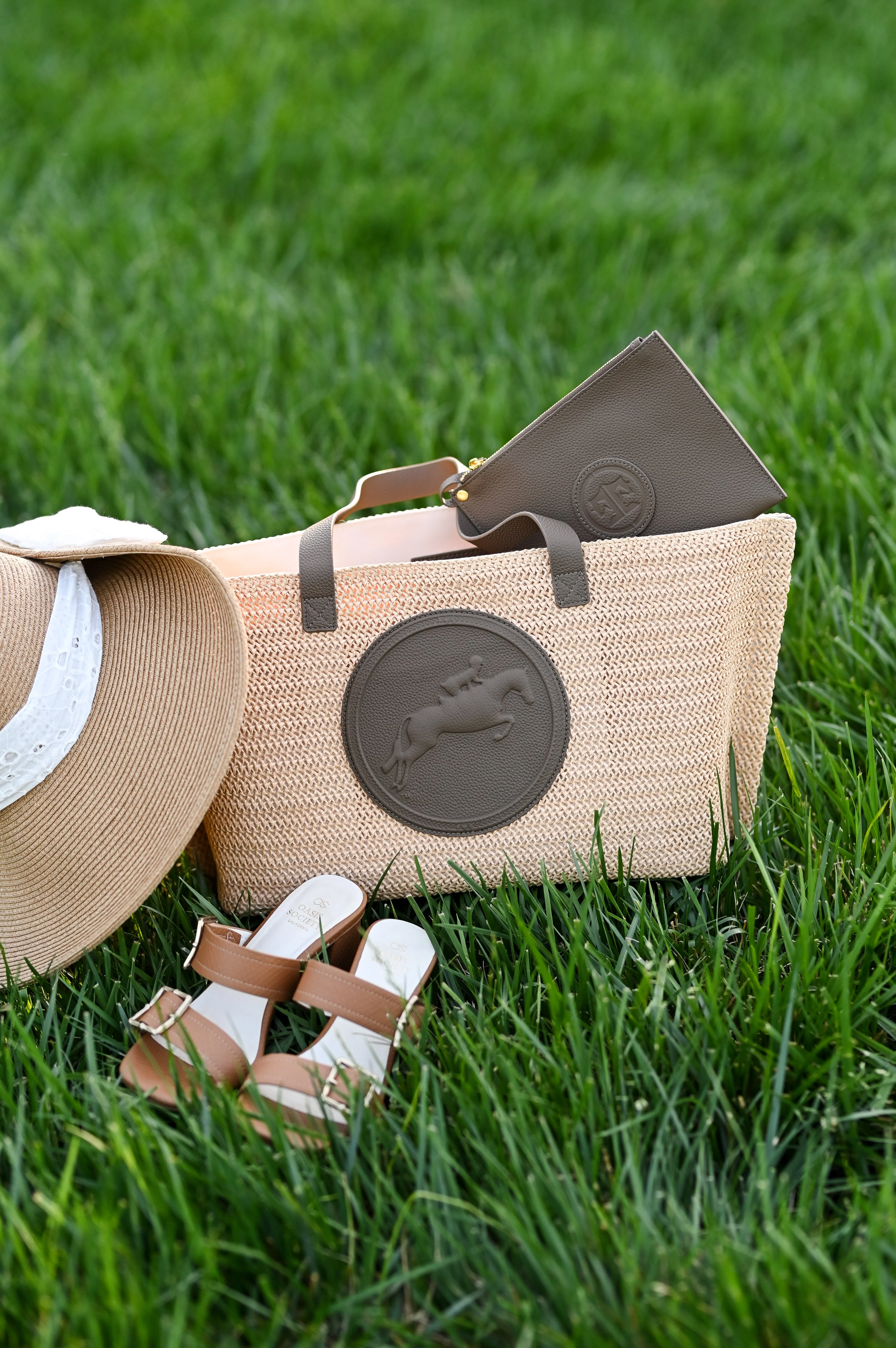 Tucker Tweed Equestrian Barn to Beach Tote - Image 6