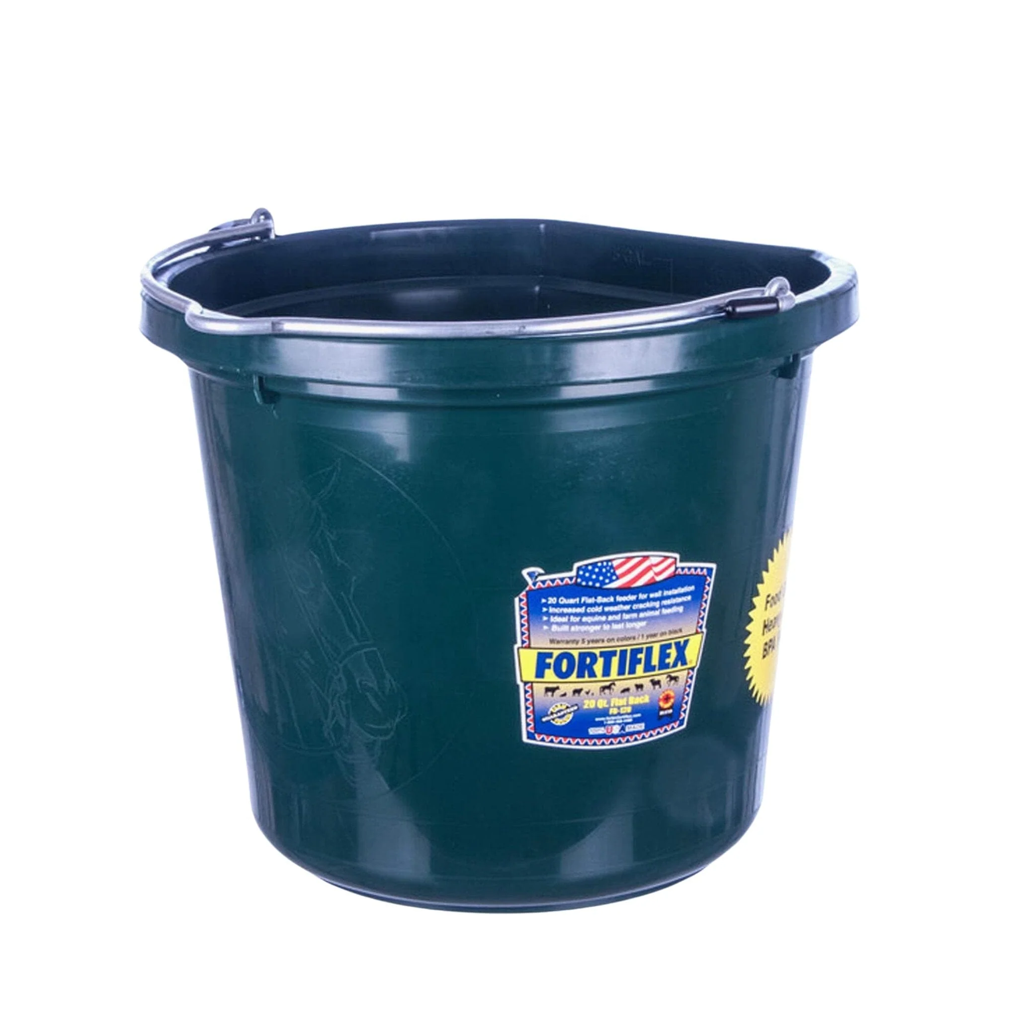 Fortiflex 20 Quart Flat Back Bucket - Image 3