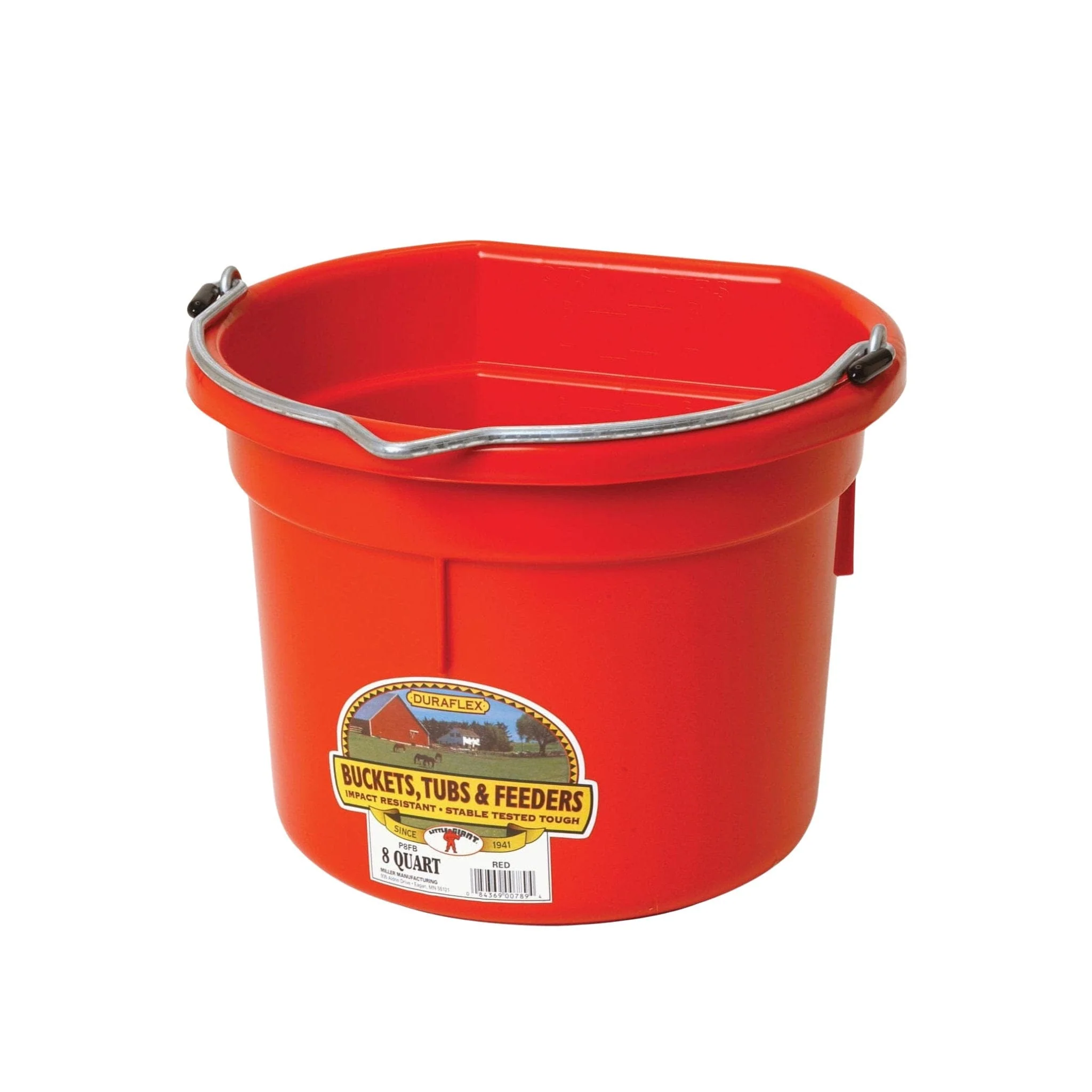 Little Giant Plastic 8 Quart Flat Back Bucket - Image 4